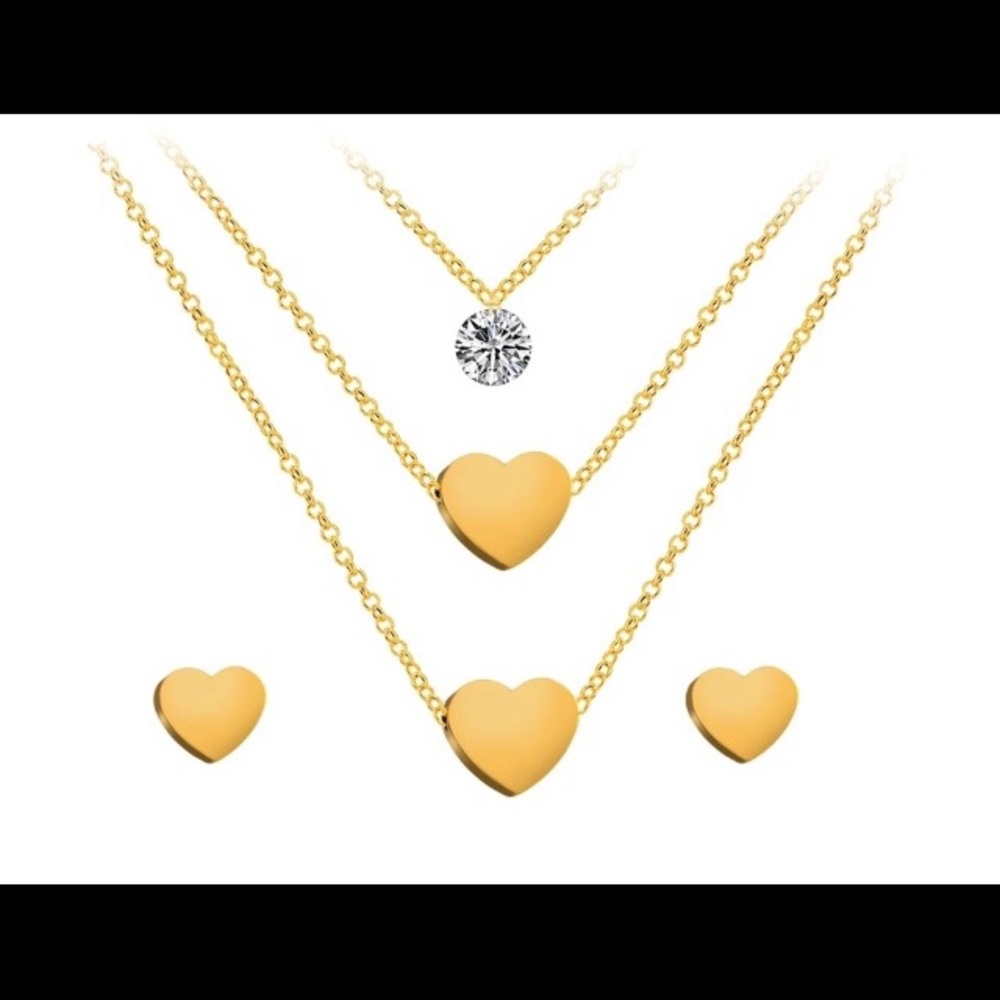 HYPOALLERGENIC 316L Stainless Steel 18K GP jewelry